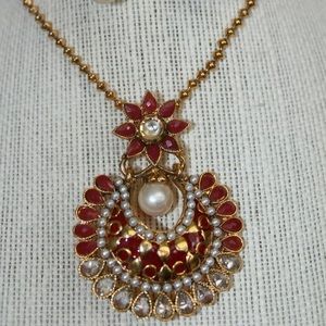 Gold Plated Bridal kundan Bridal Necklace NEW